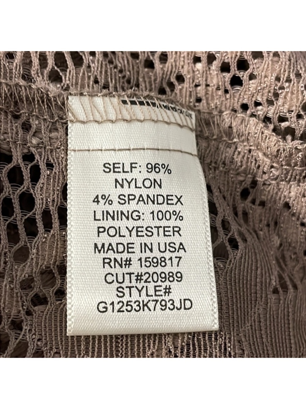 Altar’d State Mocha Lace Maxi Skirt NWT XL - Picture 4 of 5